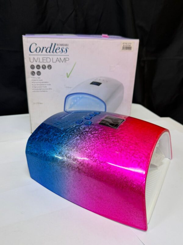 Lámpara Codless rosado con azul
