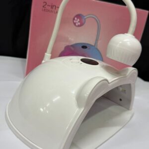 Lámpara HS 887 forma de osito con lámpara de sof gel  color blanco