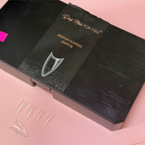 Tips almendra cortos cristal  Dorty Nails