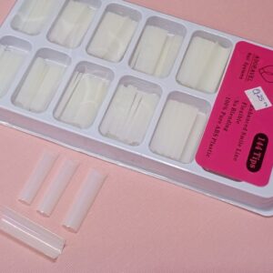 Tips natural cuadrados XL 144 piezas Adoravel