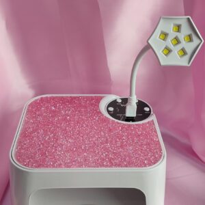 Lámpara  con lampara sof gel color rosado SUN BT 9