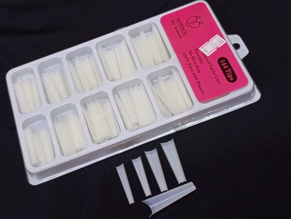 Tips XL coffin natural  Adoravel 144 piezas