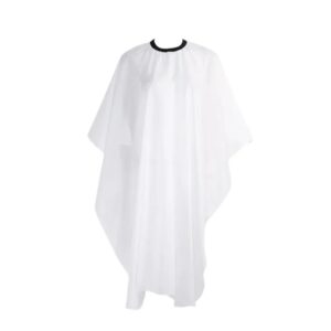 Capa blanca para corte de cabello