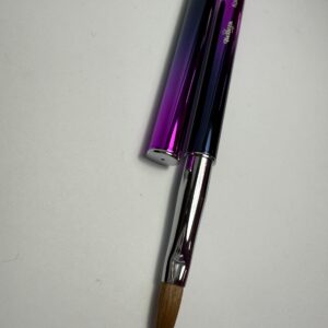 Pincel #8 Belleza Kolinsky azul con morado