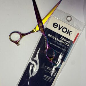 Tijera para cabello  tornasol  Evok