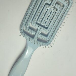 peine   color celeste para desenredar cabello  de plástico