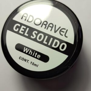 Gel solido  colo blanco Adoravel