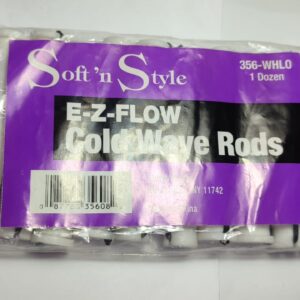 Bigudis para rizos permanentes E-Z-FLOW blancos