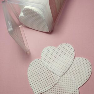 Wipes sin pelusa  de corazón  blanco  JIEMEIYA