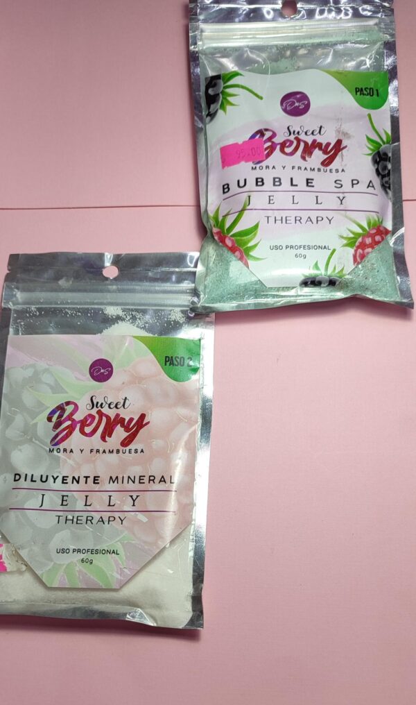 Jelly Spa de berry  paso 1 paso 2