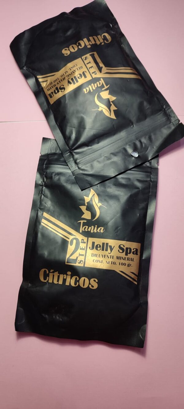 Jelly Spa Tania  paso 1 y paso 2