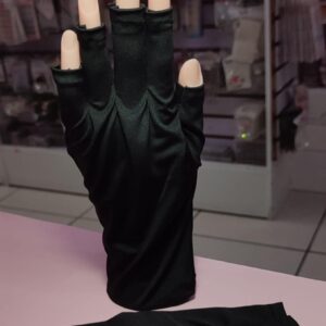 Guantes para prevenir los rayos UV color negro