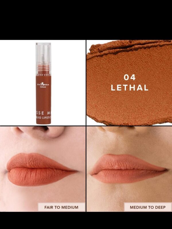 Labial Matte 04 LETHAL (MOUSSE MATTE) Italia Deluxe