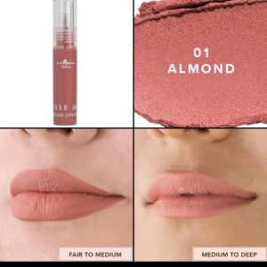 Labial Matte 01 ALMOND (MOUSSE MATTE) Italia Deluxe