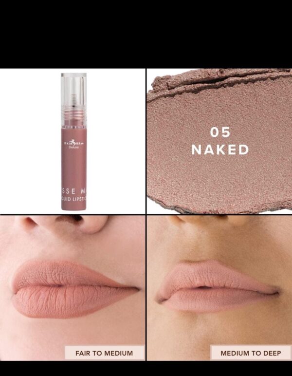 Labial Matte 05 NAKED (MOUSSE MATTE)  Italia Deluxe