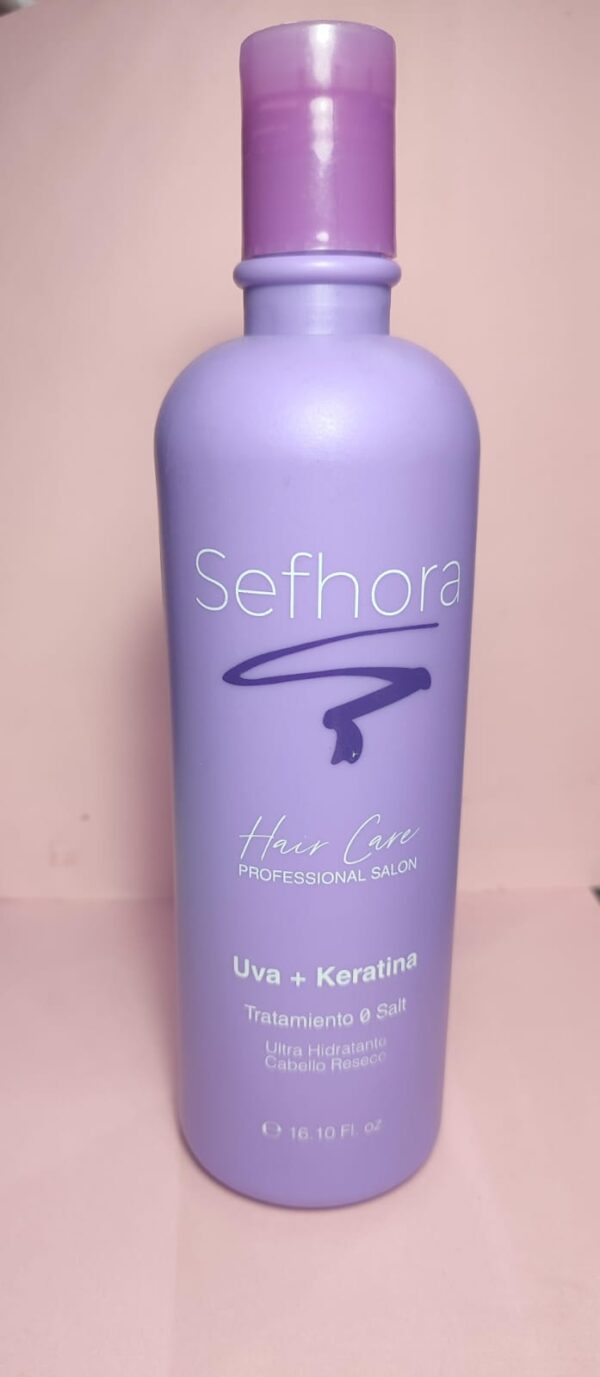 Tratamiento/ acondicionador  uva y keratina Sefhora