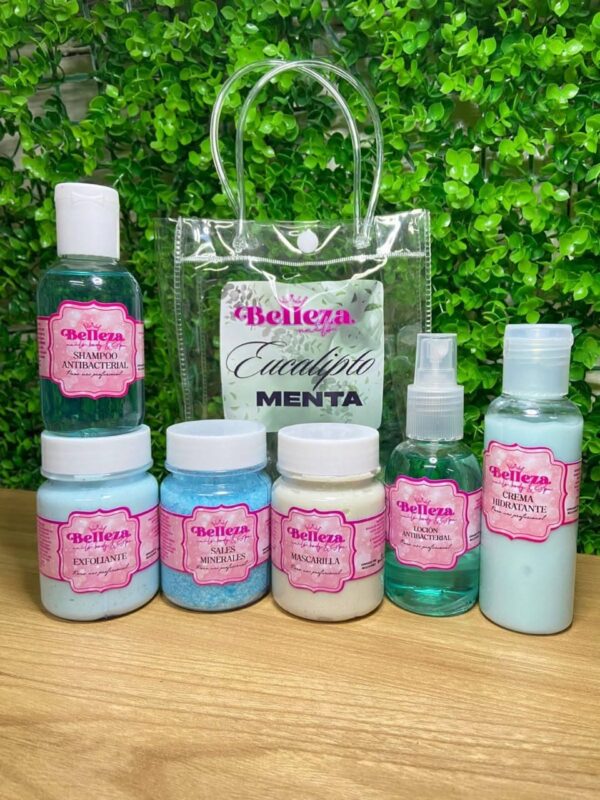 Kit de pedicura Estudiantil aroma Eucalipto Menta   Belleza