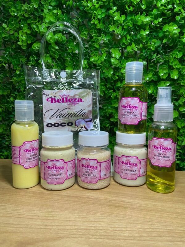 Kit de pedicura Estudiantil aroma vainilla y coco Belleza