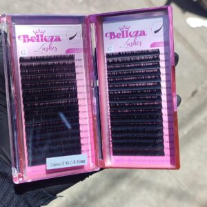 Blister de pestrañas  Classic-0.15 curvatura C 8-15mix Belleza