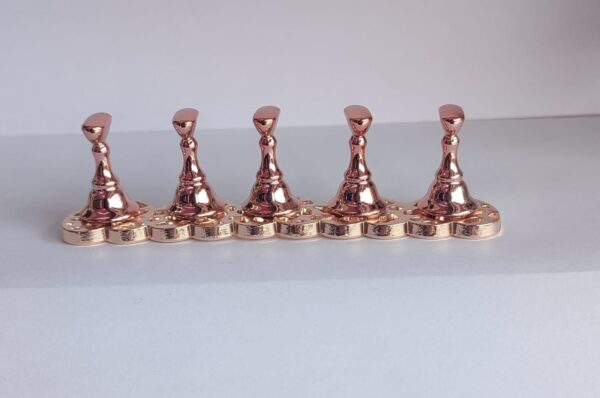 Base de corazon  para  mostrarios  color rose gold