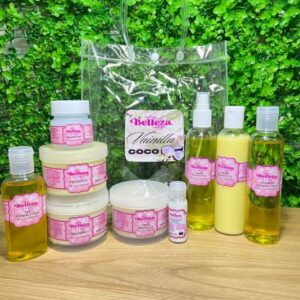 Kit de pedicura Profecional aroma vainilla y coco Belleza