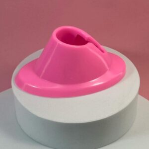 Zapatito para sostener el gel color rosado