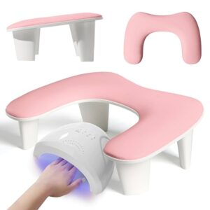 Apoya brazos color rosado patitas de plastico