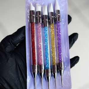 kit de pinceles  de goma  y punteros
