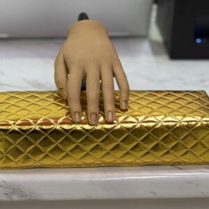 Apoya brazos dorado