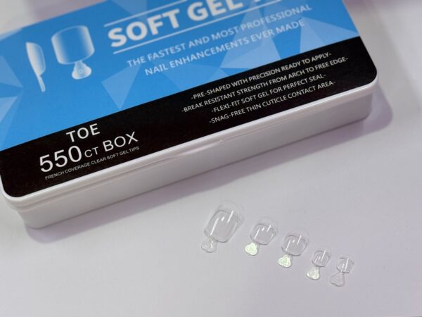 Tips para pies completos 550 sof gel