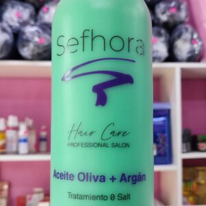 Tratamiento de aceite oliva más argán