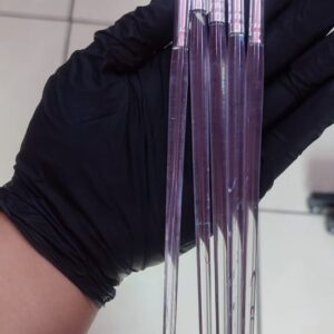 Kit de pinceles de goma transparante