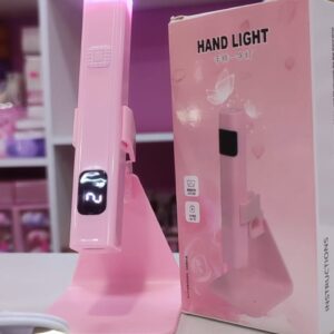 Lámpara para sof gel rosada con base HAND  LIGHT
