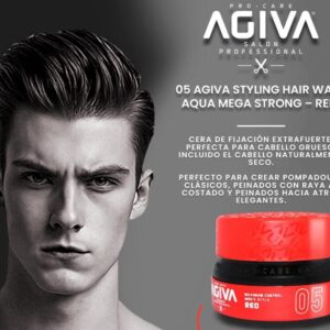 Cera styling hair wax aqua mega strong red