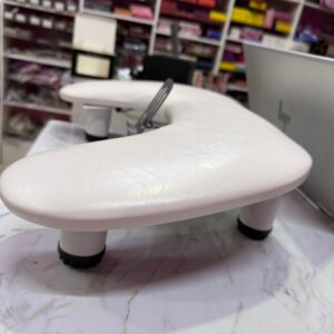 Apoya manos con porta celular blanco