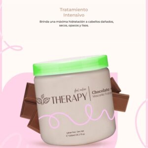 Mascarilla  chocolate y keratina  theraoy