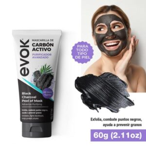 Mascarilla de carbón Activo Evok
