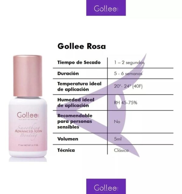 Gollee tapa rosa