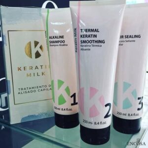 Tratamiento de alisado capilar Keratin Milk  250ml
