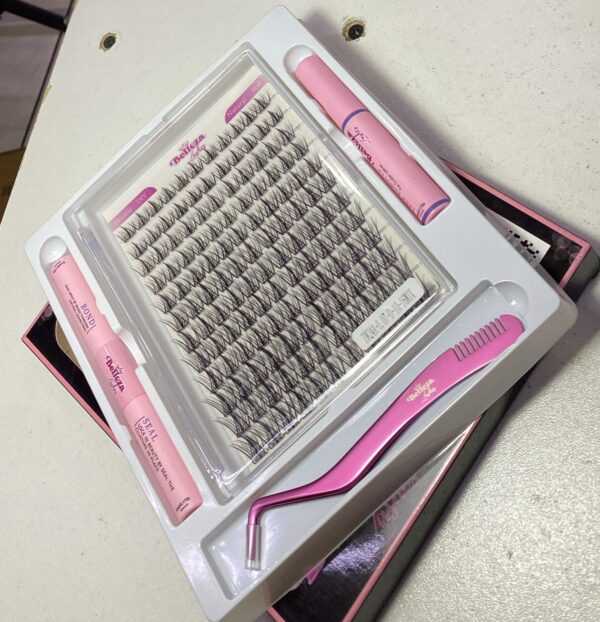 Kit  de pestañas Belleza Lashes