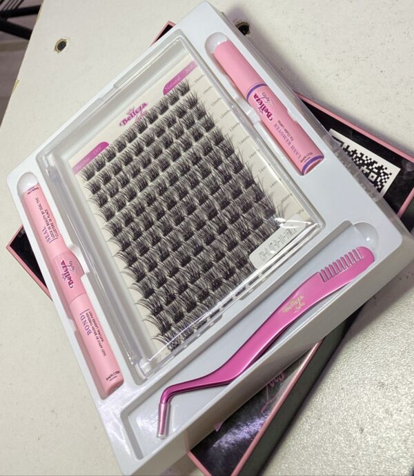 Kit  de pestañas Belleza Lashes