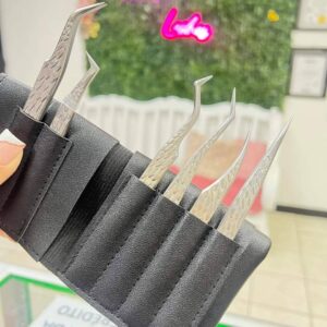 Set de pinzas  estuche negro
