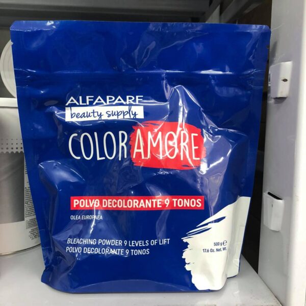 Polvo Decolorante color Amore 500 gramos