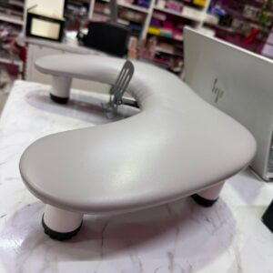 Apoya brazos con porta celular gris