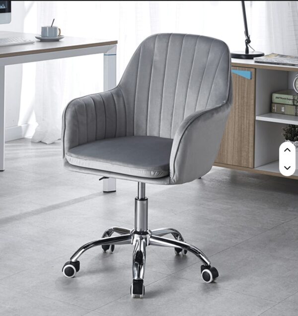 silla clavel gris con rodo