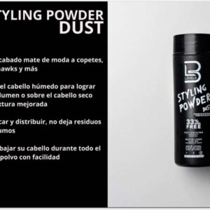 styling powder dust