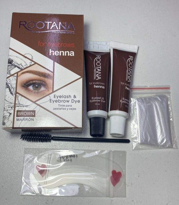 Tinte para Pestañas y Cejas Rootana marrón