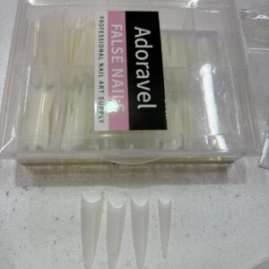 Tips estileto natural 240 piezas